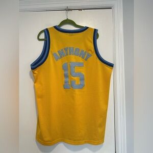 Vintage Nike REWIND XL Denver Nuggets #15 Carmelo Anthony NBA Basketball Jersey.